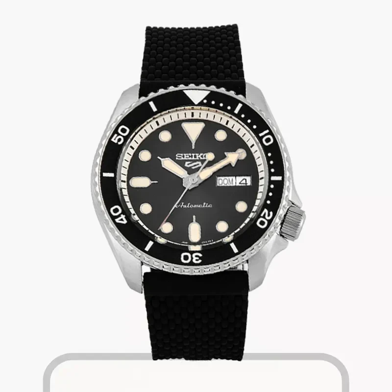 Seiko 5 Men's  Sports SKX Black Dial Watch- SRPD73k2